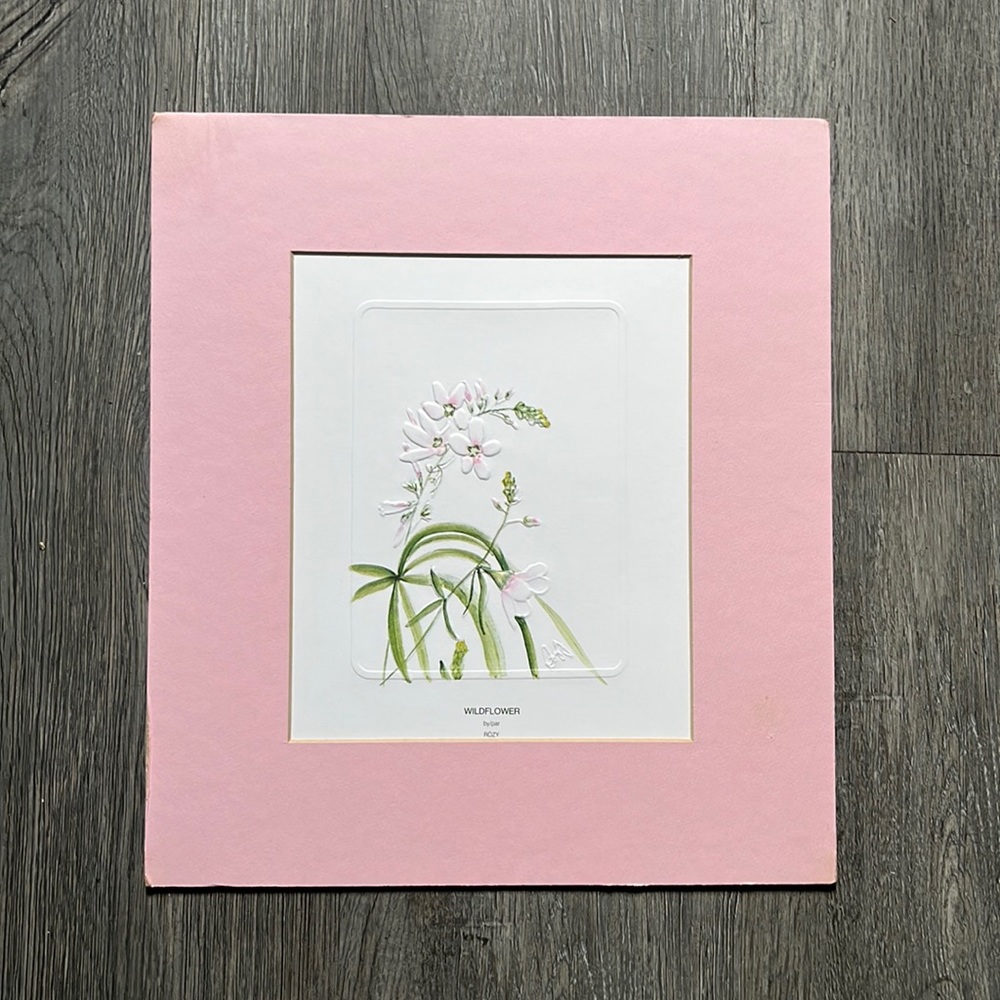 Wildflower Pink Framed Art